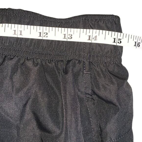 Athletic Works Womens Black Running Shorts M (8-10) Polyester/Recycle Blend - Picture 7 of 9